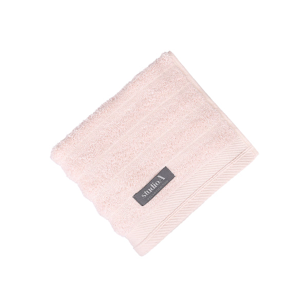 Jogo Toalhas Aura Rosa e Bege 5 Pecas