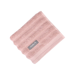 Jogo Toalhas Aura Rosa e Bege 4 Pecas